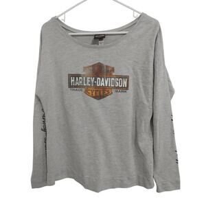 Harley Davidson Toledo Ohio Womens Size XL Long Sleeve Lightweight Sweatshirt